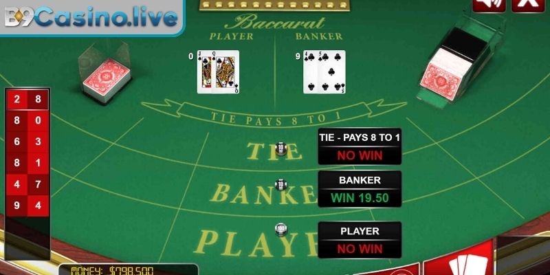 Baccarat B9casino Online – Hướng Dẫn Để Chiến Thắng Dễ Dàng 3 Mẹo chơi Baccarat B9Casino hiệu quả
