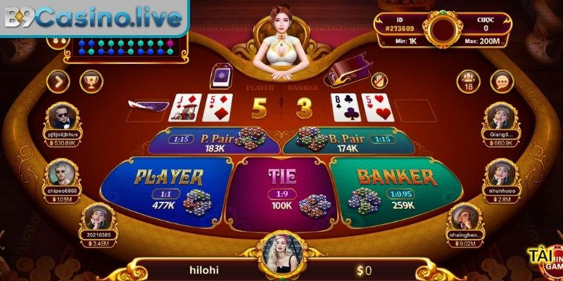 Baccarat B9casino Online – Hướng Dẫn Để Chiến Thắng Dễ Dàng 2 Quy tắc chia bài trong Baccarat B9Casino