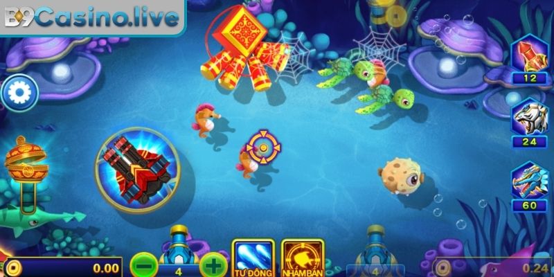 Các tính năng hỗ trợ bắn cá Thần Tài B9Casino