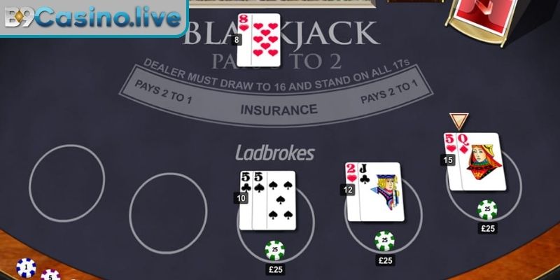 Blackjack B9casino Online – Bí Quyết Thắng Lớn Như Cao Thủ 2 Hiểu rõ bảng chiến thuật Blackjack
