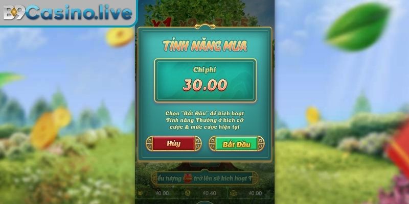 Tính năng trong Cây Tài Vượng