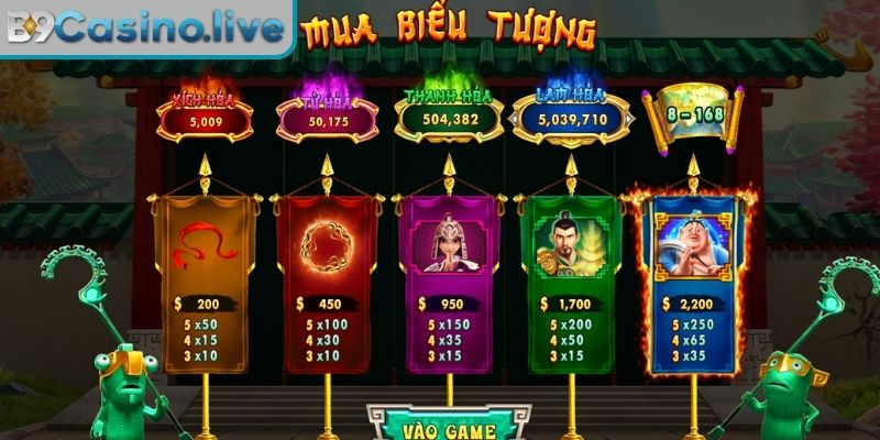 Ma Đồng Giáng Thế B9CASINO – Game Slot Nổ Hũ Nhập Vai 2 Vòng nâng cấp săn thưởng bội thu