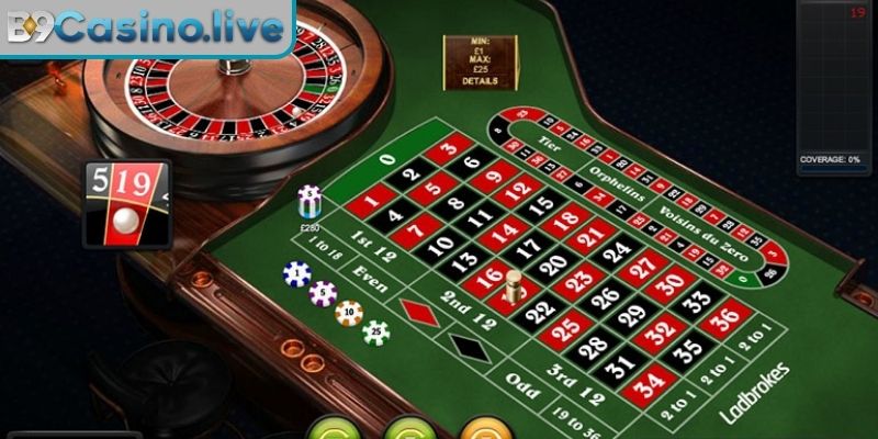 Các loại cược Roulette phổ biến