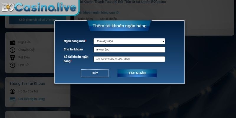 Rút tiền B9CASINO - Hướng Dẫn Chi Tiết Cách Đổi Thưởng 3 Hoàn thành vòng cược yêu cầu