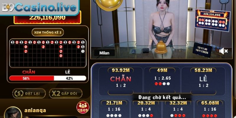 Áp dụng linh hoạt chiến thuật Xóc đĩa B9Casino online